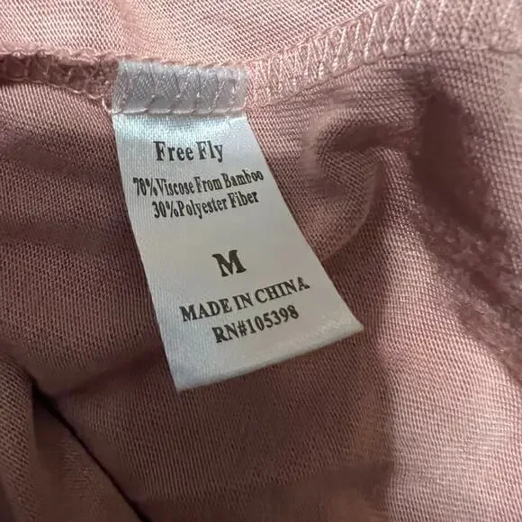 Free Fly Hoodie Womens Medium Bamboo Blend Pullover Performance Orange - Picture 8 of 8